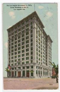 Los Angeles Investment Co California 1910c postcard