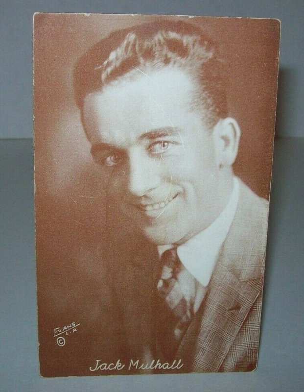 Jack Mulhall Postcard Unused Vintage American Actor Silent Films Arcade Card