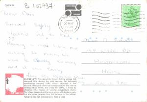 B102737 up a lond clovelly north devon donkey    uk