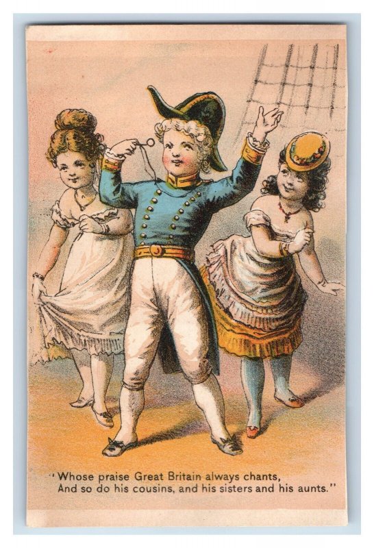 1880s Wallack Ford's Miniature Pinafore Co. Gilbert & Sullivan P73