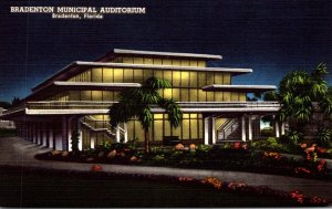 Florida Bradenton Municipal Auditorium At Night