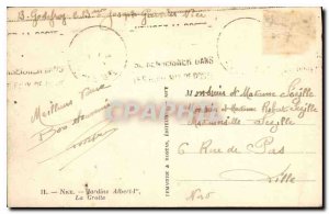 Postcard Old Nice Gardens Albert Cave