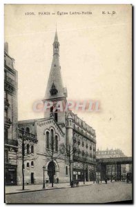 Old Postcard Church Paris Ledru Rollin