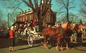 Postcard Geauga County Maple Syrup Festival Musical Band Wagon Chardon Ohio OH