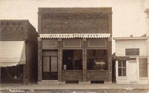 Citizens State Bank Real Photo Russell, Iowa  