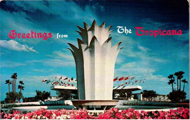 Las Vegas, Nevada - Greetings from the Tropicana Hotel - in the 1950s