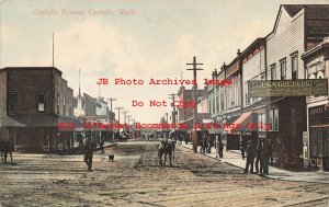 WA, Chehalis, Washington, Chehalis Avenue, 1908 PM. White & Gabel Pub No 106