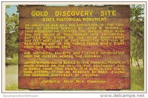 California ColomaGold Discovery Site State Historical Monument