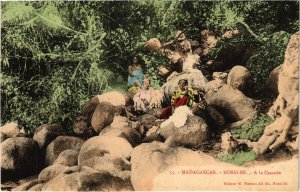 PC NOSSI-BE AL A CASCADE ETHNIC TYPES MADAGASCAR (a30214)