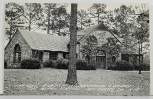 Georgia The Geo. Bartow Memorial Library Mt Berry Ga Real Photo Postcard Q1