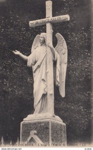 LOURDES, France,1910-1920s, L'Ange a Entree du Calvaire