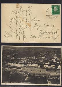 POSTCARD GERMANY used black & white ( L527 )