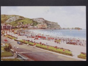 Wales: Llandudno, PROMENADE c1934 - by Valentine's A231