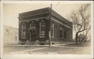 Newhall Bank Iowa IA I Think c1910 Real Photo Postcard