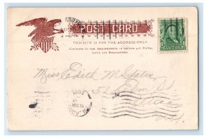 1903 Congress Hall, Saratoga Springs New York NY Posted Antique Postcard