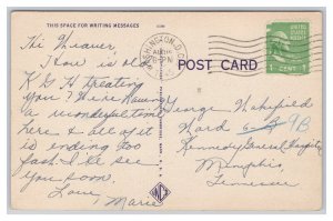 Washington D. C. Senate Office Building Postcard c1945 Postmark