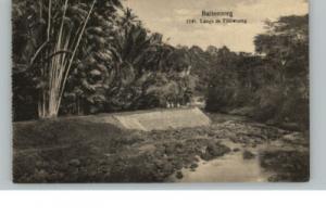 BUITENZORG INDONESIA Langs de Tjiliwoeng c1910 PC