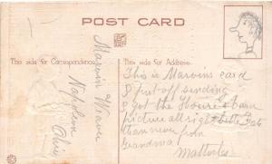 SINCERE CONGRATULATIONS ON YOUR BIRTHDAY~EMBOSSED GREETING POSTCARD c1910s