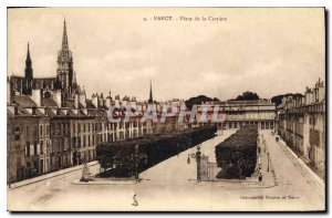 Old Postcard Nancy Place de la Carriere