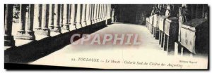 Old Postcard Toulouse South Gallery Musee Du Cloitre des Augustins