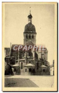 Old Postcard Beaune Cote d'Or Apse of the church Notre Dame
