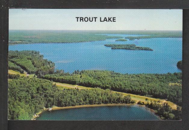 Trout Lake,WI Postcard 