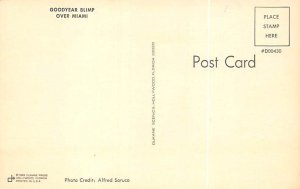 Goodyear Blimp Over Miami Miami FL