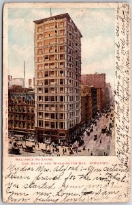 Chicago Illinois, 1906 Reliance Building, Cor. State Washington Sts., Postcard