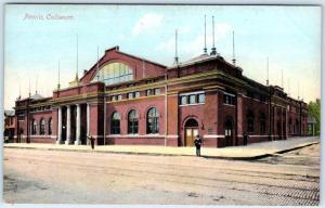 PEORIA, Illinois  IL   COLISEUM  Street Scene  ca 1910s  Postcard