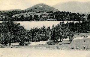 NY - Lake Placid. Mirror Lake, Lake Placid Club circa 1905