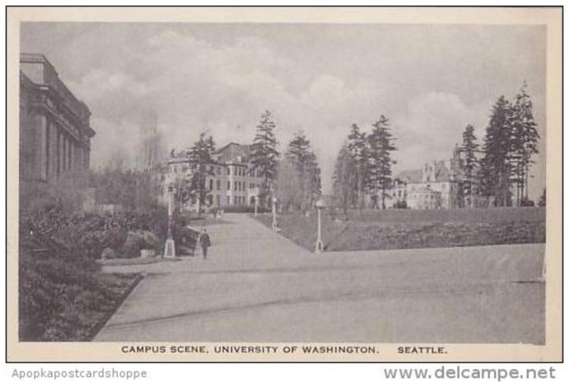 Washington Seattle Campus Scene University Of  Washington