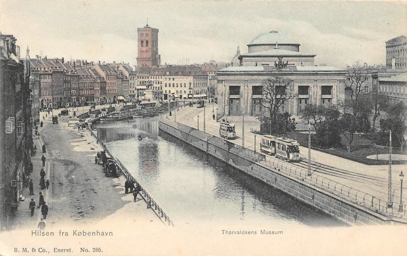 Thorvaldsens Museum Copenhagen Denmark 1905c postcard