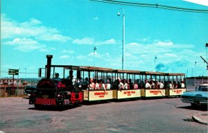 Ride The Soo Tour Trains Soo Locks Michigan MI UNP Chrome Postcard D14