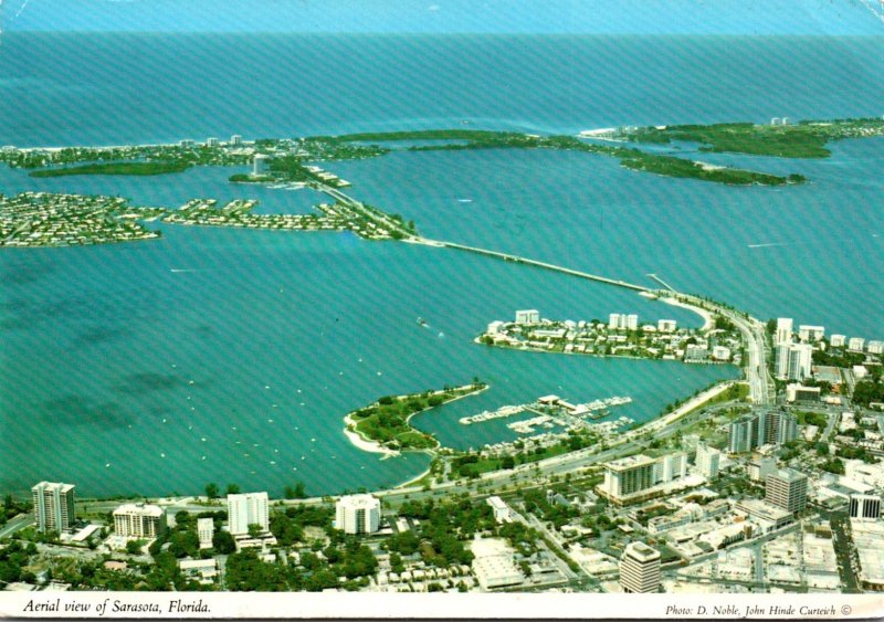 Florida Sarasota Aerial View 1988