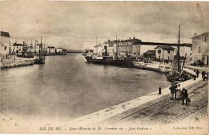 CPA ILE-de-RÉ - St-MARTIN-de-RÉ l'arrive du Jean Guiton (183800)