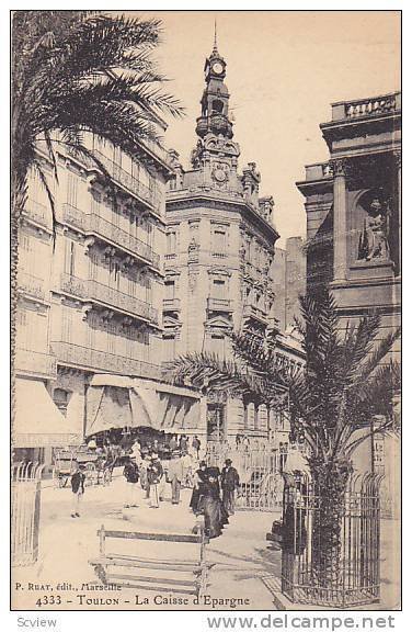 La Caisse d'Epargne, Toulon (Var), France, 1900-1910s