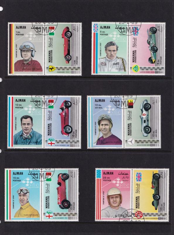 Ajman Formula 1 Scouts Scouting Old Stamp Bundle Job Lot