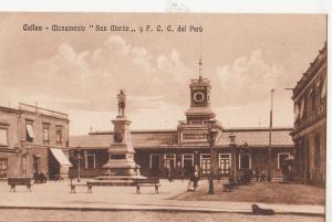 B81826 callao monumento san martin  peru front/back image