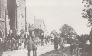 Woodford Victorian Cyclists Bicycle Meet Essex Postcard