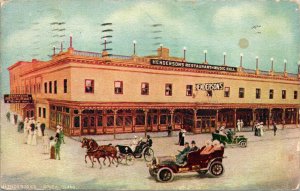 Henderson’s Coney Island Restaurant Brooklyn NY 1911 DB Postcard Q15