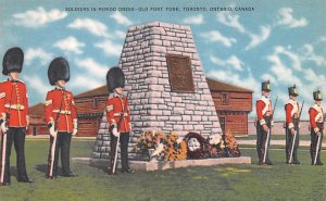 Soldiers in Period Dress Toronto Unused 