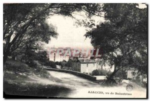 Old Postcard Ajaccio seen Balustrino