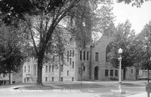 Mt Vernon Iowa ME Church Real Photo Antique Postcard K91060