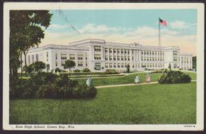 East High School,Green Bay,WI Postcard