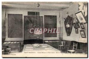 Saint Maixent Old Postcard Military School & # 39infanterie room & # 39honneur