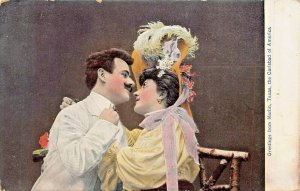 MARLIN TEXAS~THE CARLSBAD OF AMERICA~1906 BREMOND STAMFORD RPO-ROMANCE POSTCARD