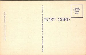 Vintage Springfield, Massachusetts Ma Postcard - Paddle Pond - Forest Park