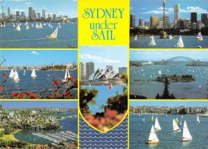 BR100791 sydney under sail australia ship bateaux