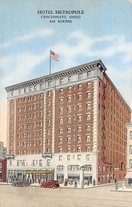 Hotel Metropole Cincinnati, Ohio OH Postcard