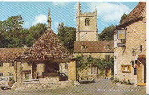 Wiltshire Postcard - The Cross - Castle Combe - Ref 4612A